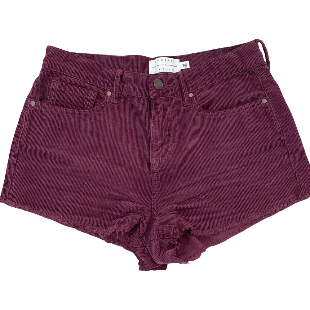 Kendall & Kylie High Rise Corduroy Shorts